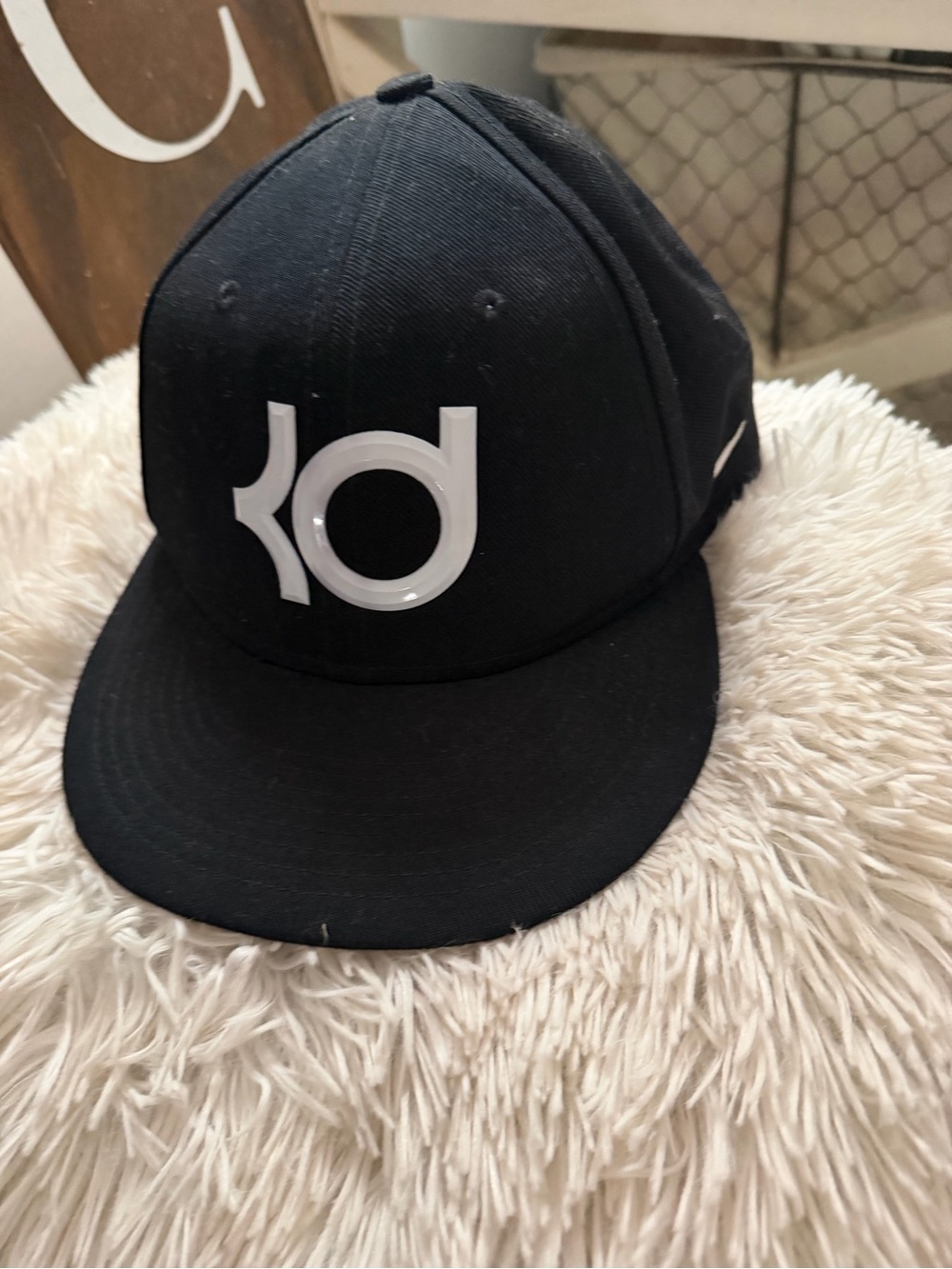 Black KD Logo Baseball Cap